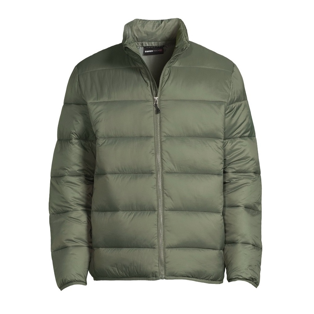 Swiss Tech Men's Packable Puffer Jacket, Size L